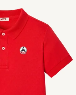 JOTT Salvador Children'S Bright Red Polo Shirt 318 Fire Red Fashion