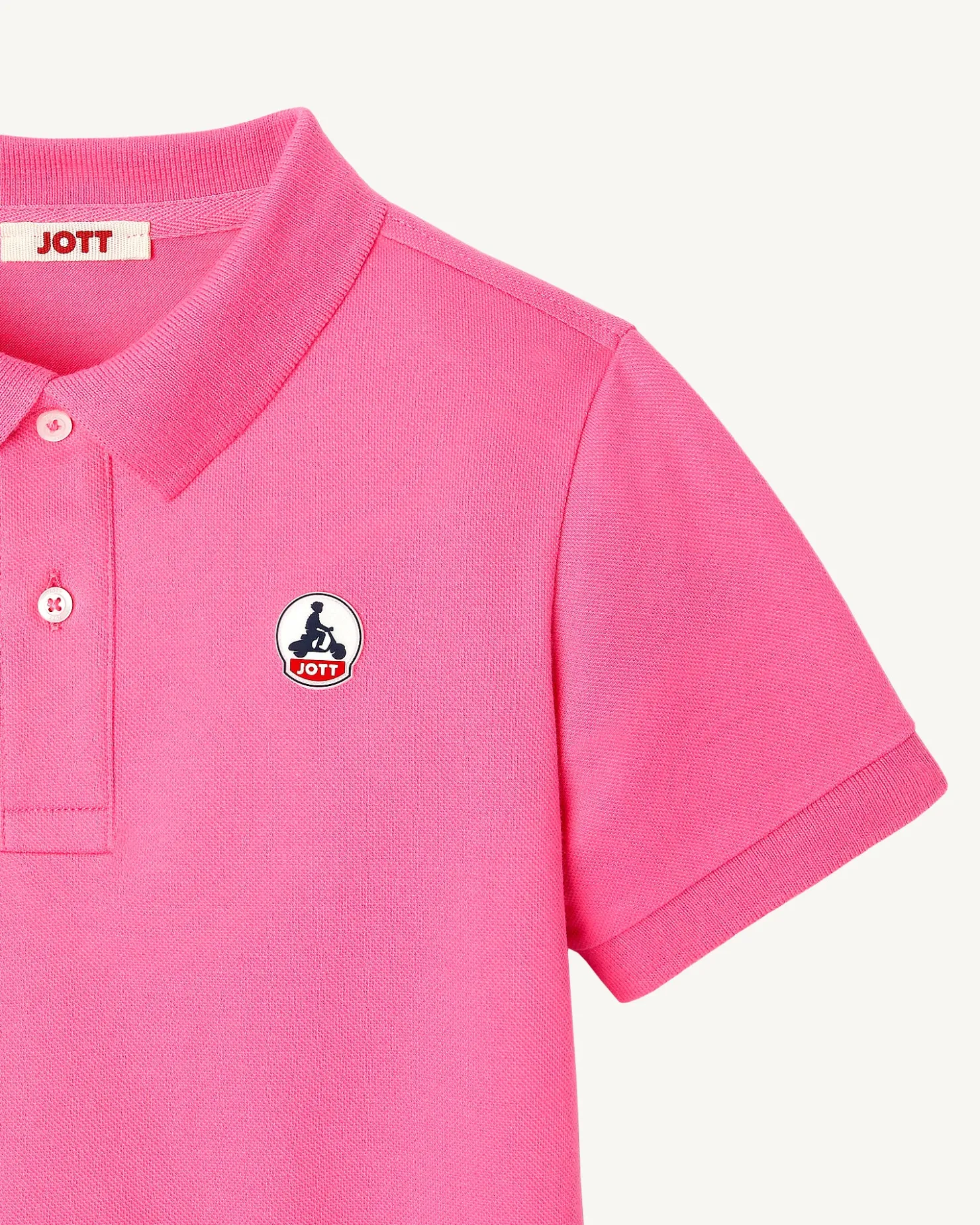 JOTT Salvador Intense Pink Children'S Polo Shirt 457 Wild Pink Fashion