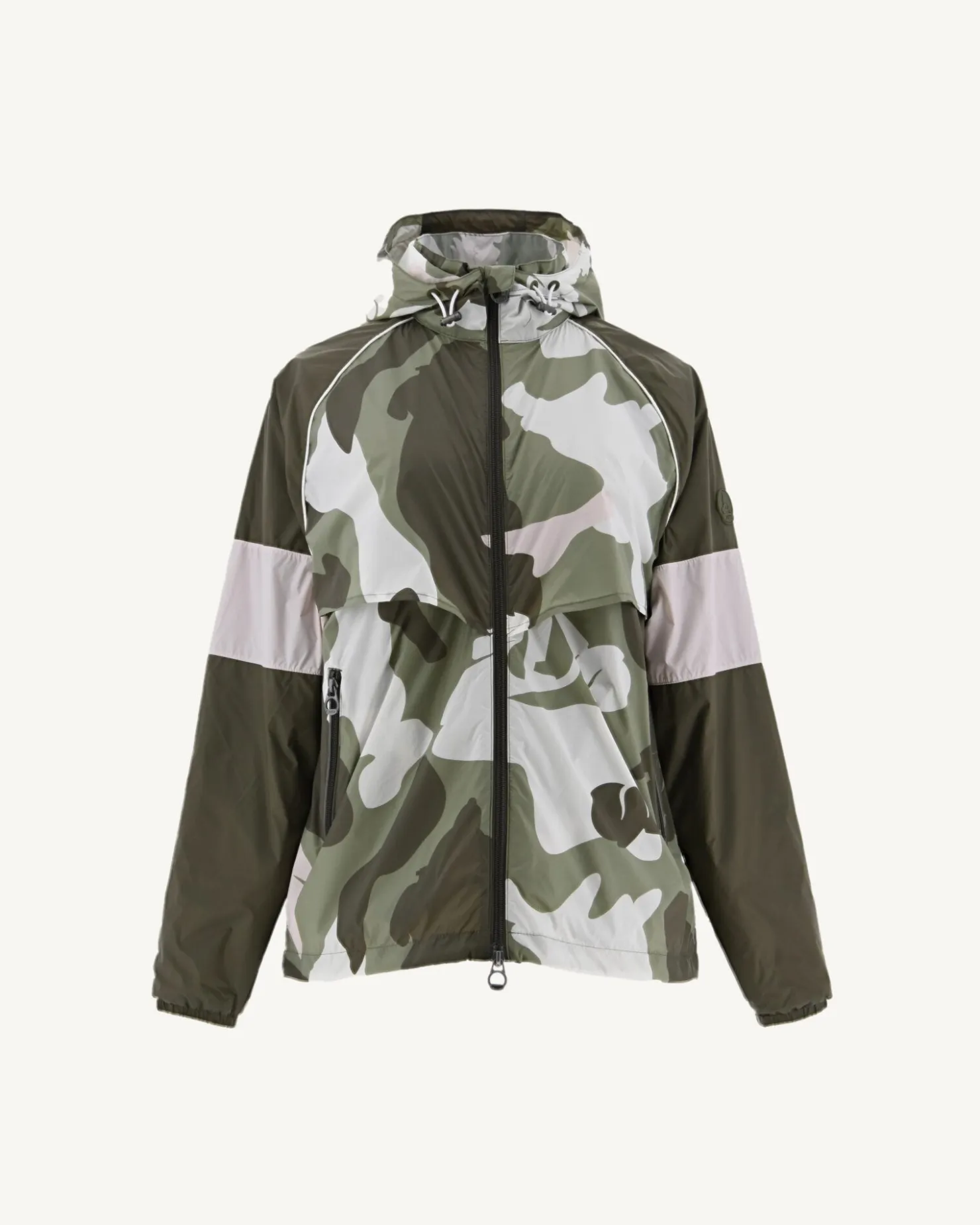 JOTT Scirocco Light Khaki Camo Hooded Windbreaker 4571 Camo Bush Shop