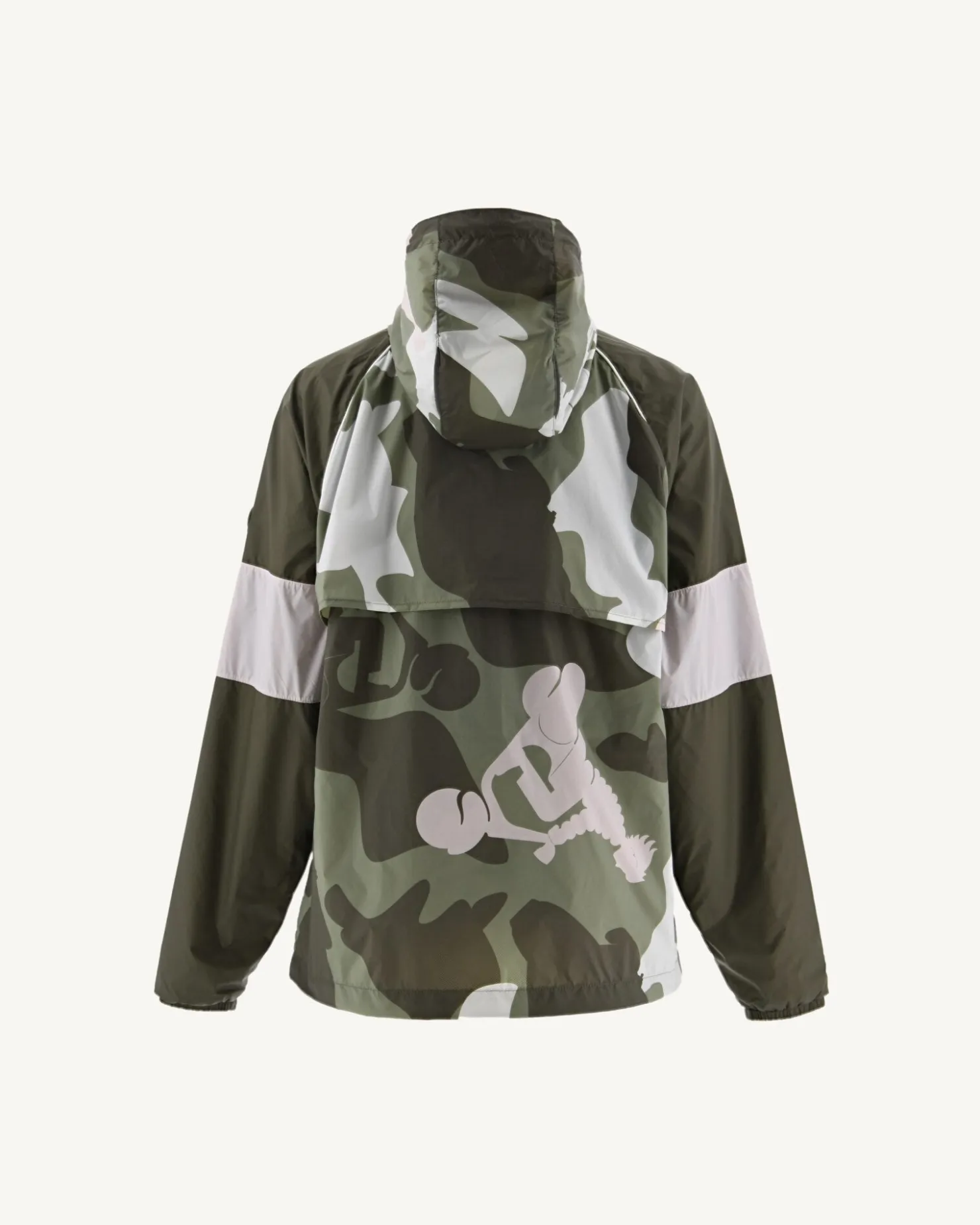 JOTT Scirocco Light Khaki Camo Hooded Windbreaker 4571 Camo Bush Shop