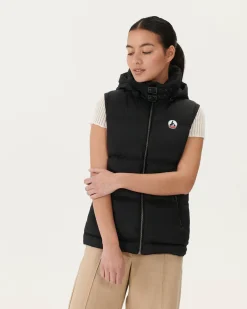 JOTT Sevilla Black Extreme Cold Sleeveless Down Jacket 999 Black Flash Sale