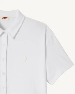 JOTT Short Terrycloth Shirt White Nova 901 White Best