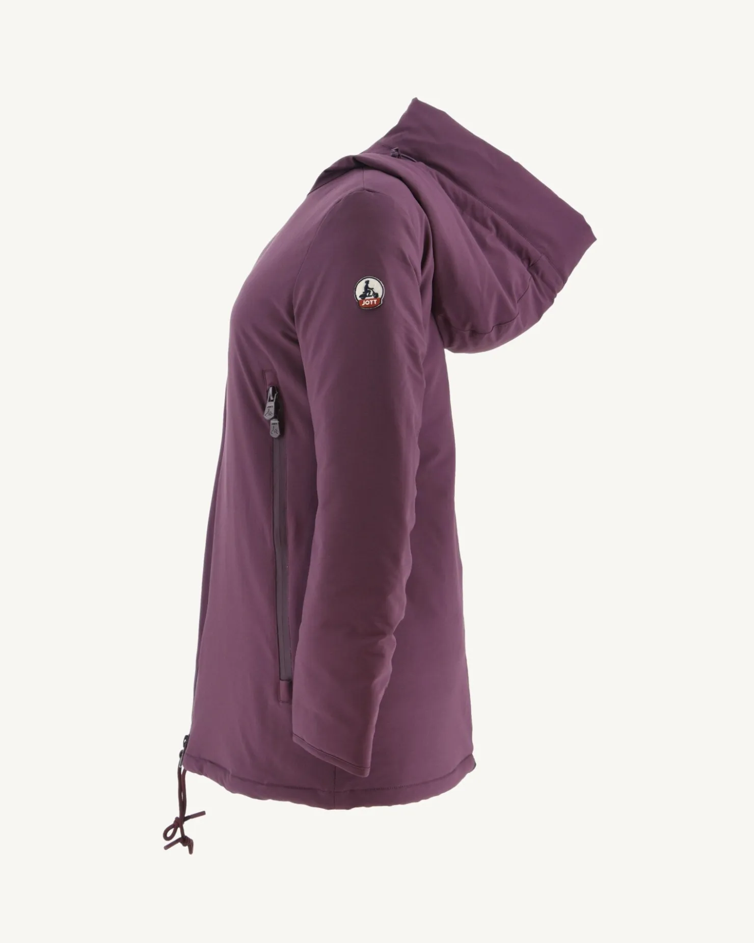 JOTT Siberian Eggplant Hooded Puffer Jacket 461 Eggplant Sale