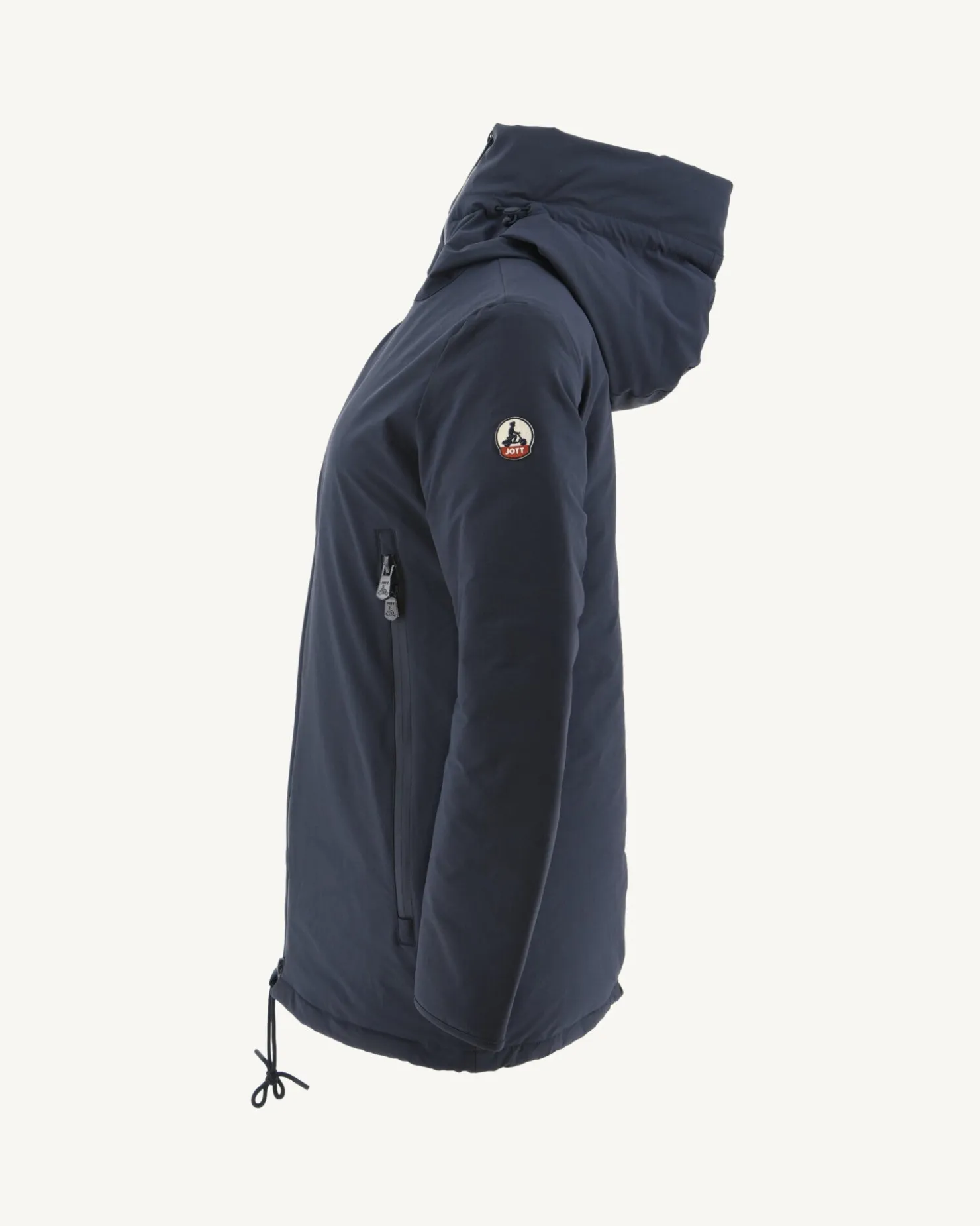 JOTT Siberian Navy Hooded Puffer Jacket 104 Marine Flash Sale