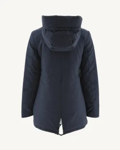 JOTT Siberian Navy Hooded Puffer Jacket 104 Marine Flash Sale