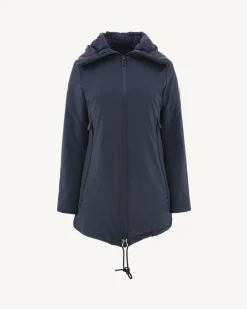 JOTT Siberian Navy Hooded Puffer Jacket 104 Marine Flash Sale