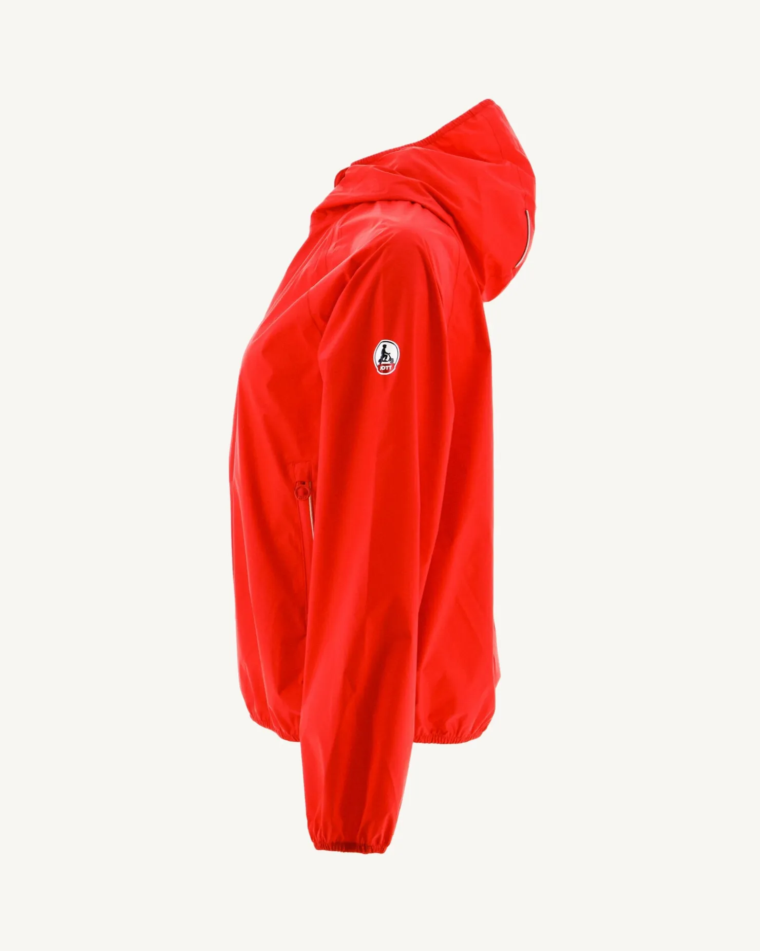 JOTT Singapore Bright Red Pouchable Waterproof Jacket 318 Fire Red Online