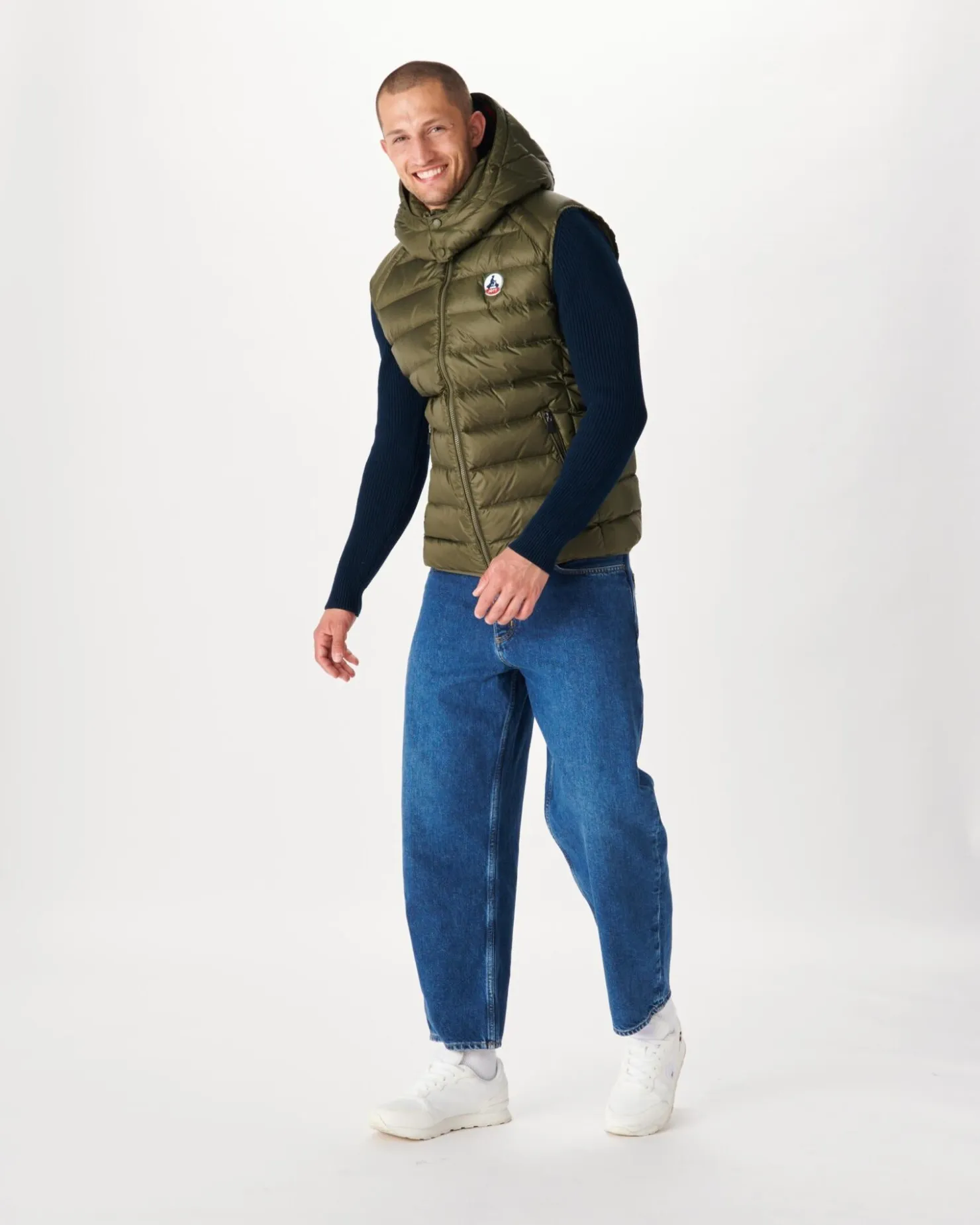 JOTT Sleeveless Down Jacket Grand Cold Army Silver 255 Army Store