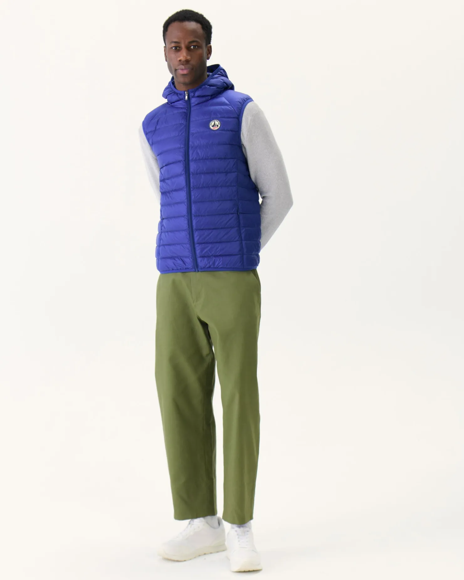 JOTT Sleeveless Hooded Down Jacket Dark Denim Pat 195 Dark Denim Store