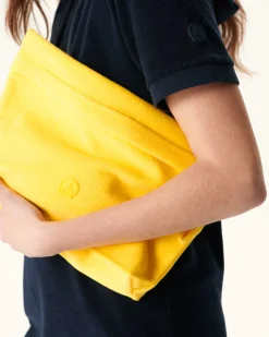JOTT Small Cotton Terry Pouch Lemon Sea 631 Lemon Cheap