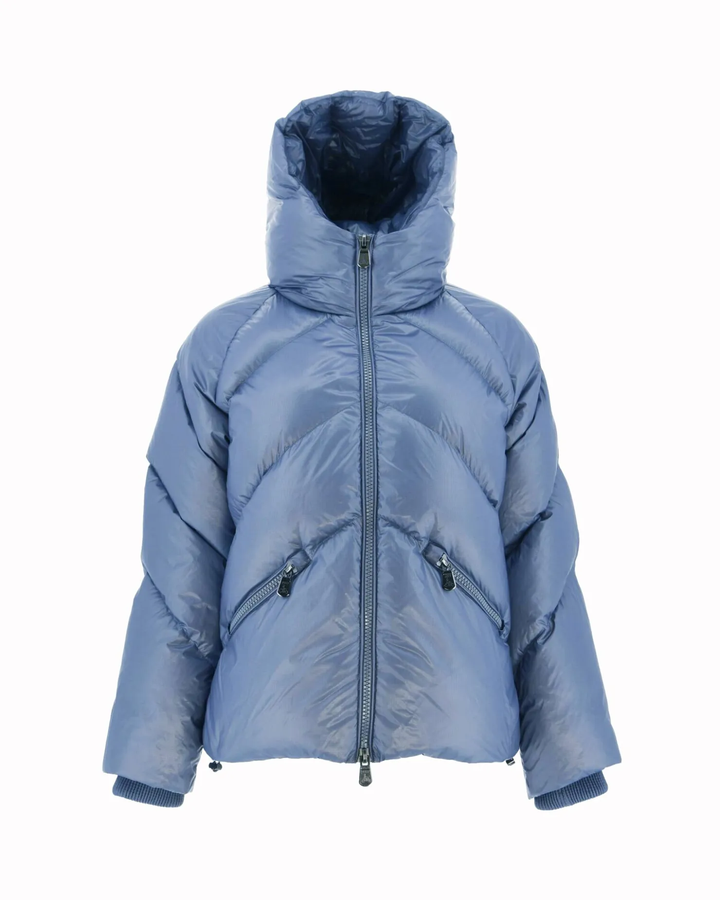 JOTT Stellar Washed Blue Hooded Puffer Jacket 182 Faded Blue Best Sale