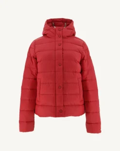 JOTT Straight Hooded Padded Jacket Rouge Jane 300 Red Best