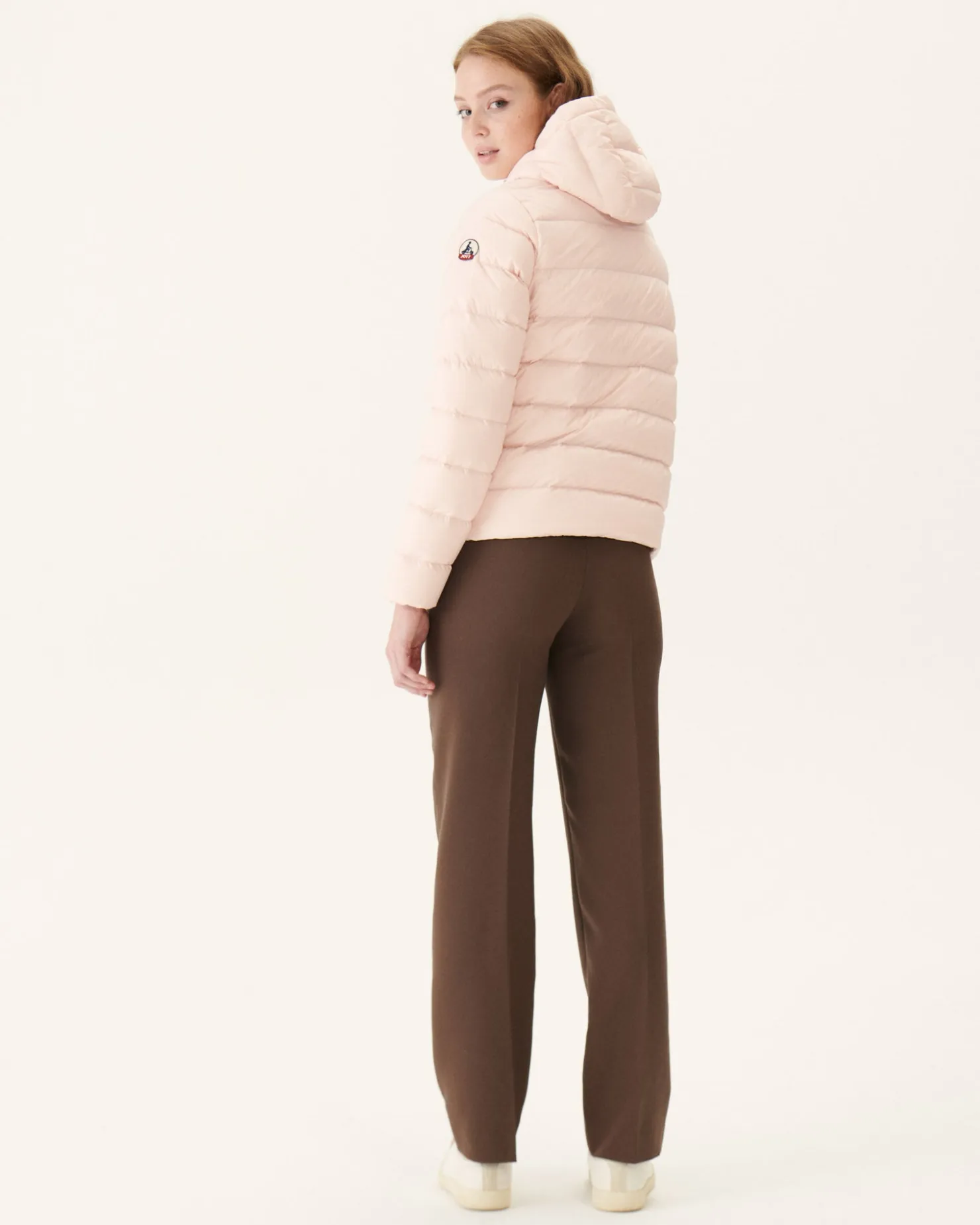 JOTT Straight Hooded Padded Jacket Light Pink Jane 463 Soft Pink Shop