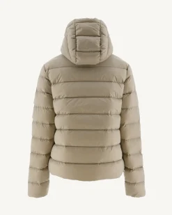 JOTT Straight Hooded Padded Jacket Beige Jane 804 Beige New