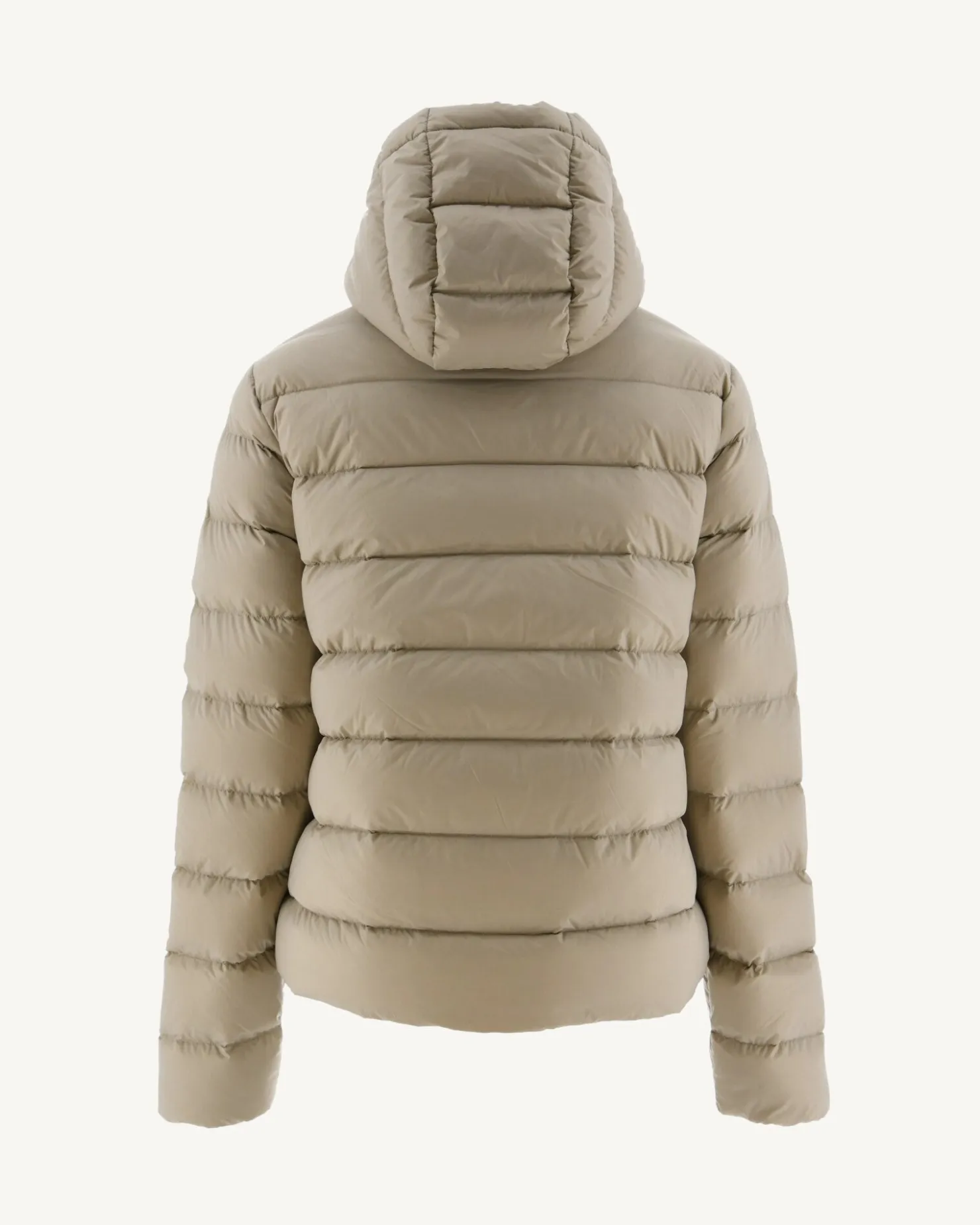 JOTT Straight Hooded Padded Jacket Beige Jane 804 Beige New