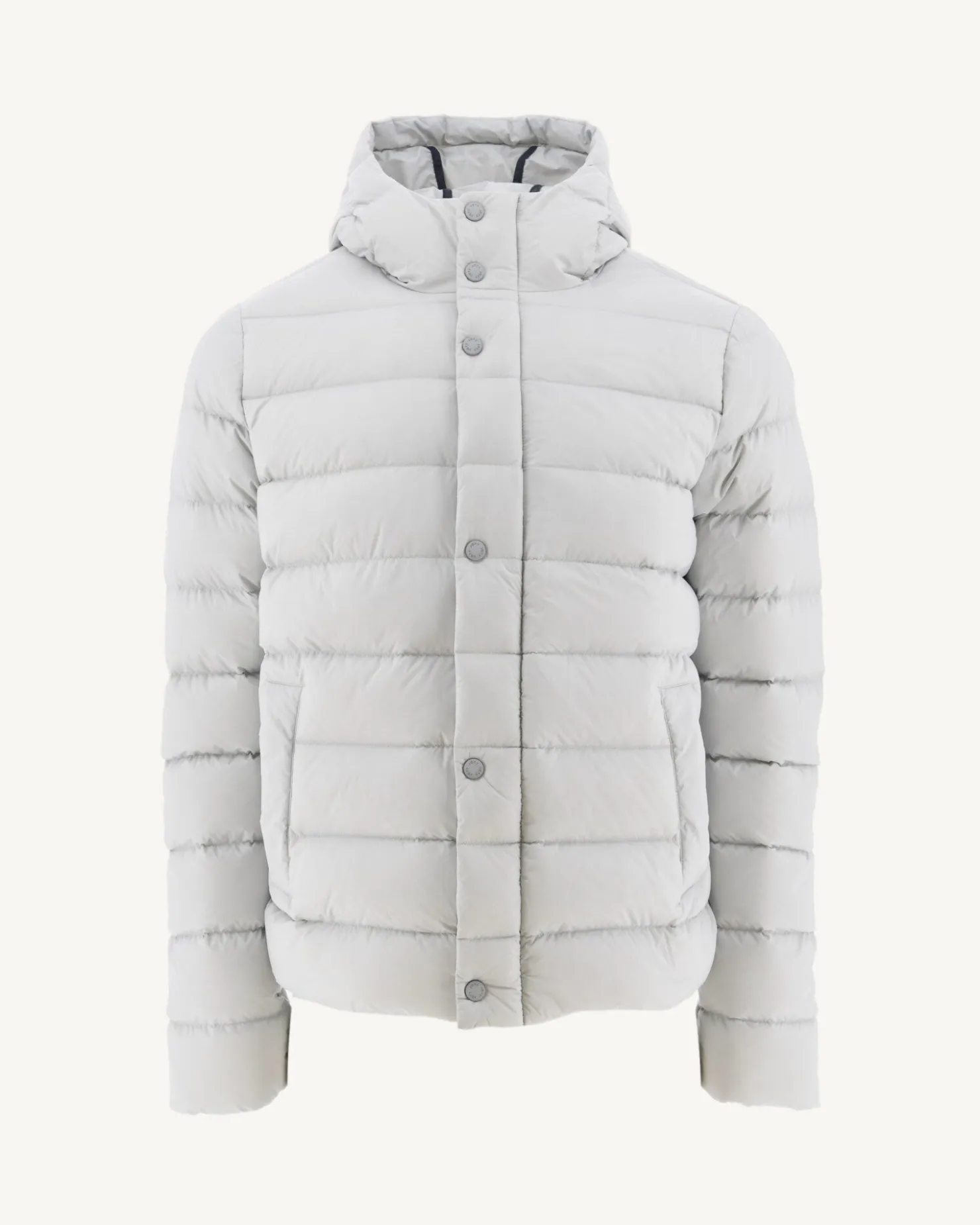 JOTT Straight Hooded Padded Jacket Light Gray Jane 532 Soft Gray Flash Sale