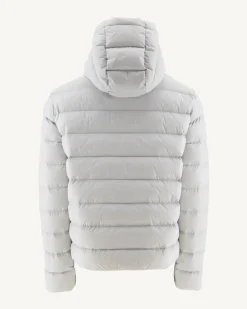 JOTT Straight Hooded Padded Jacket Light Gray Jane 532 Soft Gray Flash Sale