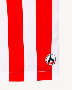 JOTT Swim Shorts Bright Red Stripe/White Deauville 3182 Stripe Fire Red / White Best
