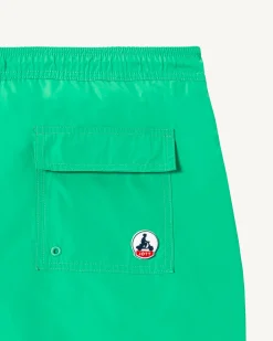 JOTT Swim Shorts Green/Funday White Biarritz 2432 Poppy Green /Funday White Cheap