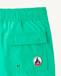 JOTT Swim Shorts Green/Funday White Child Cassis 2432 Poppy Green /Funday White Sale