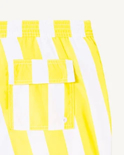JOTT Swim Shorts Lemon Stripe/White Deauville 6312 Stripe Lemon / White Hot