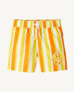 JOTT Swim Shorts Stripe Apricot/Lemon Child Cassis 7280 Apricot / Lemon Stripe Outlet