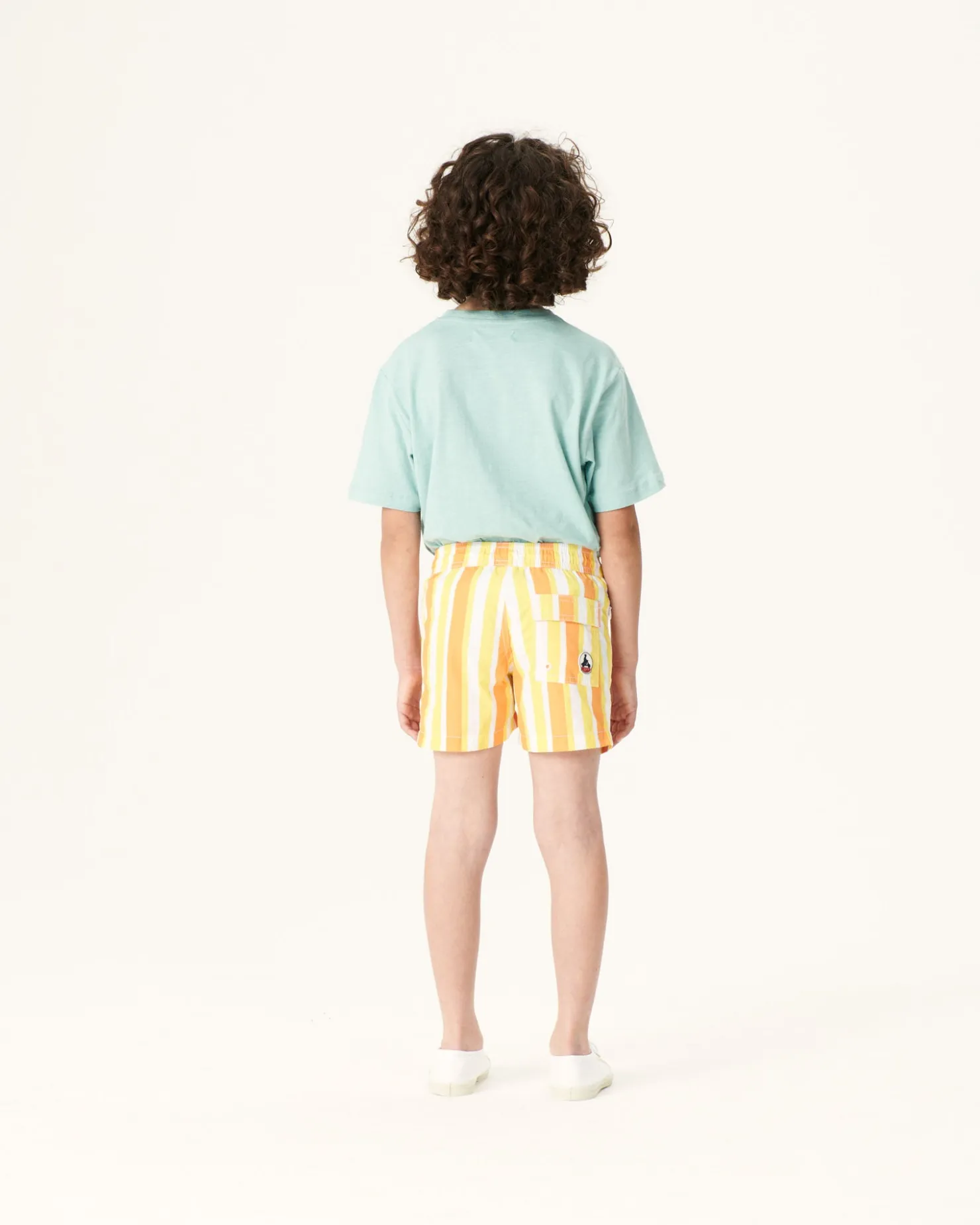 JOTT Swim Shorts Stripe Apricot/Lemon Child Cassis 7280 Apricot / Lemon Stripe Outlet