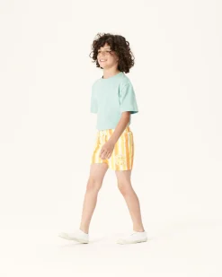 JOTT Swim Shorts Stripe Apricot/Lemon Child Cassis 7280 Apricot / Lemon Stripe Outlet