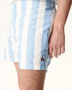 JOTT Swim Shorts Stripe Light Blue/White Deauville 1800 Stripe Soft Blue/White Store