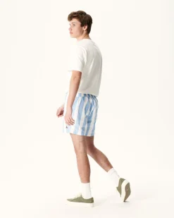 JOTT Swim Shorts Stripe Light Blue/White Deauville 1800 Stripe Soft Blue/White Store