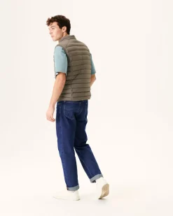 JOTT Taupe Arafo Stretch Sleeveless Padded Jacket 808 Mole Fashion