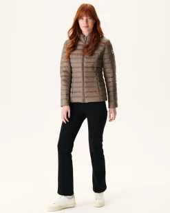 JOTT Taupe Cha Lightweight Padded Jacket 808 Mole Outlet