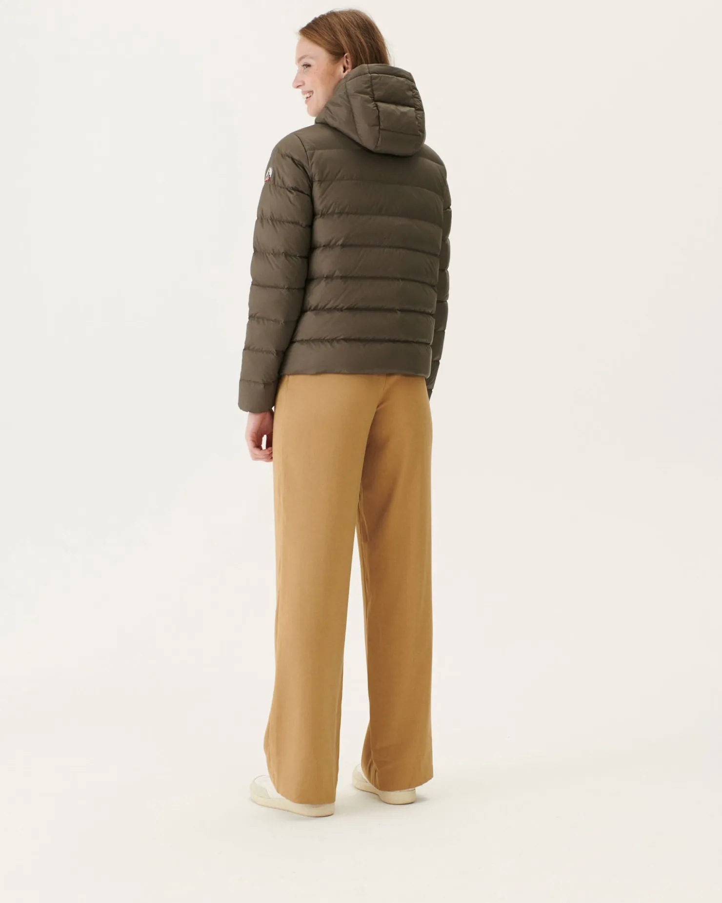 JOTT Taupe Jane Straight Hooded Padded Jacket 808 Mole Best Sale