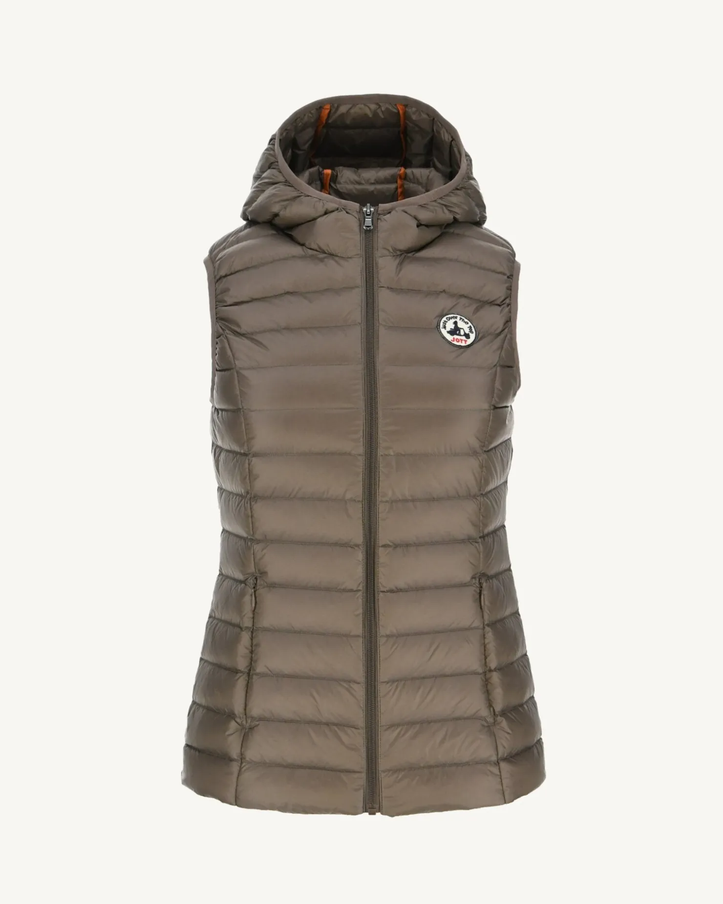 JOTT Taupe Mali Sleeveless Lightweight Padded Jacket 808 Mole Sale