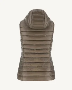 JOTT Taupe Mali Sleeveless Lightweight Padded Jacket 808 Mole Sale