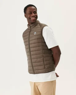 JOTT Taupe Sleeveless Down Jacket Tom 808 Mole Best