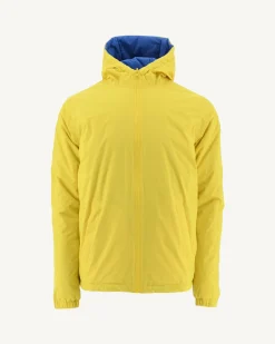 JOTT Vigo Lemon/Azure Reversible Hooded Ultralight Down Jacket 6310 Lemon / Azure Cheap