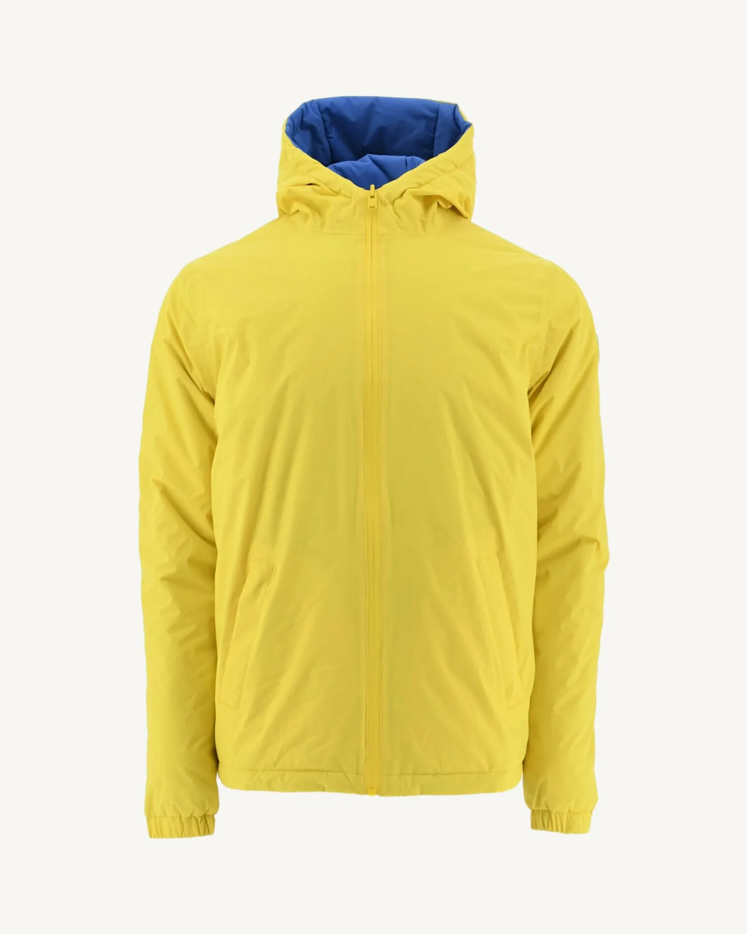 JOTT Vigo Lemon/Azure Reversible Hooded Ultralight Down Jacket 6310 Lemon / Azure Cheap