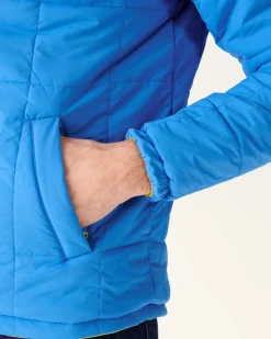 JOTT Vigo Lemon/Azure Reversible Hooded Ultralight Down Jacket 6310 Lemon / Azure Cheap