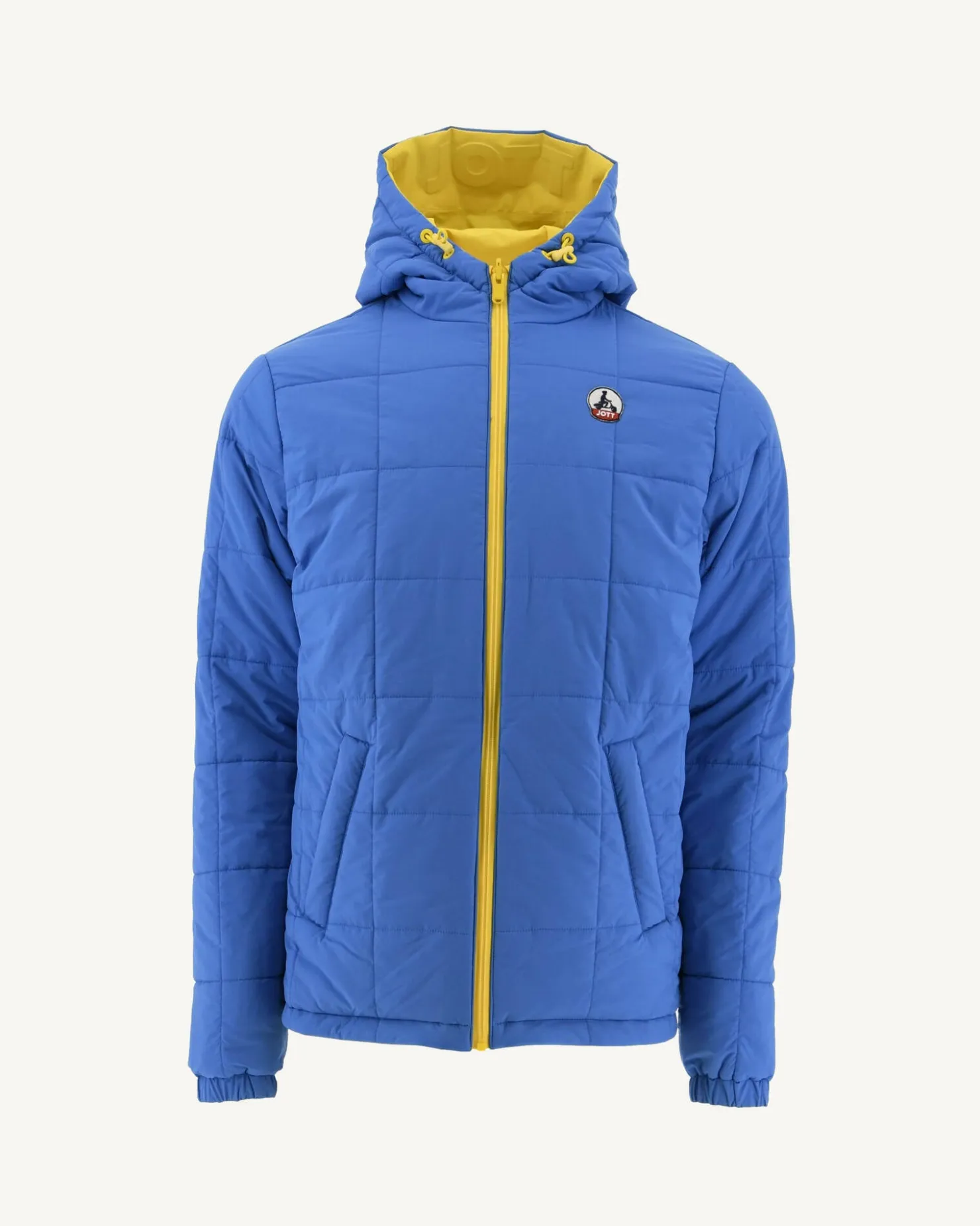 JOTT Vigo Lemon/Azure Reversible Hooded Ultralight Down Jacket 6310 Lemon / Azure Cheap