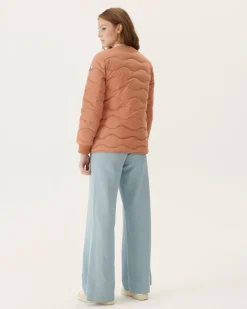 JOTT V-Neck Zipped Jacket Camel Alexia 839 Camel Shop