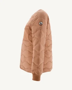 JOTT V-Neck Zipped Jacket Camel Alexia 839 Camel Shop