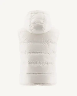 JOTT White Daria Reversible Great Cold Sleeveless Down Jacket 901 White New