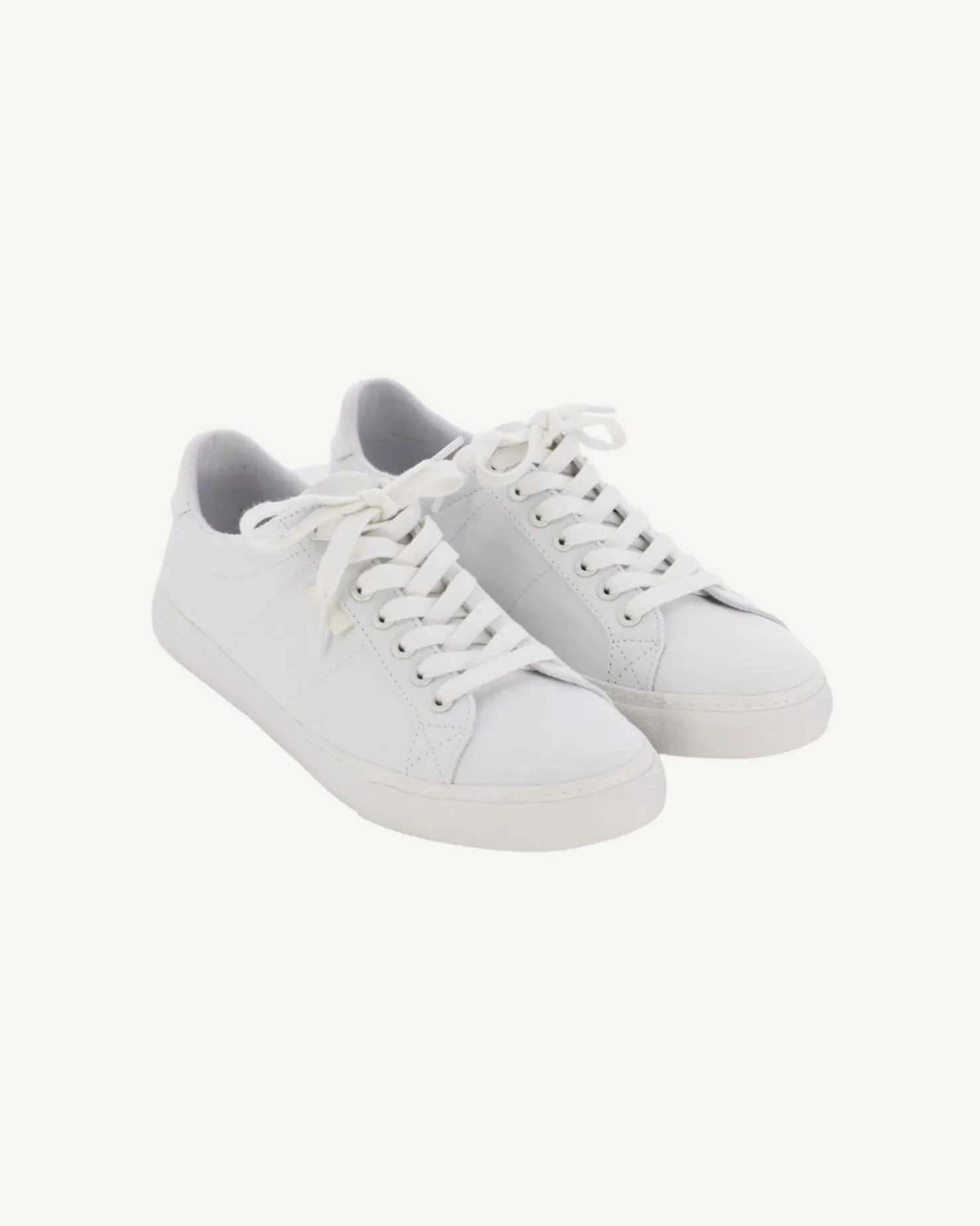 JOTT White Horizon Canvas Trainers 901 White Sale