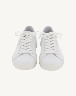 JOTT White Horizon Canvas Trainers 901 White Sale