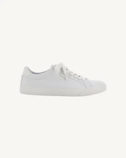 JOTT White Horizon Canvas Trainers 901 White Sale