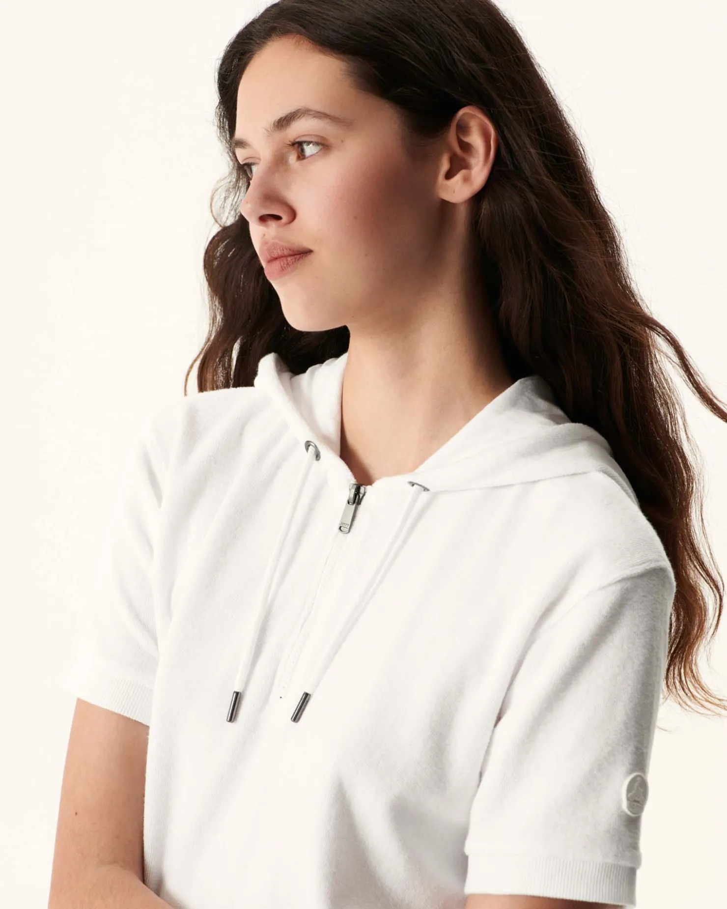 JOTT White Meg Terry Dress 901 White Clearance