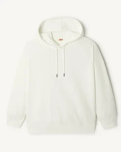 JOTT White Monteria Hooded Fleece Sweatshirt 901 White Clearance
