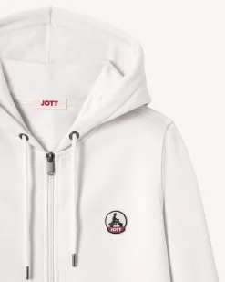 JOTT White Oaxaca Women'S Hoodie 901 White Fashion