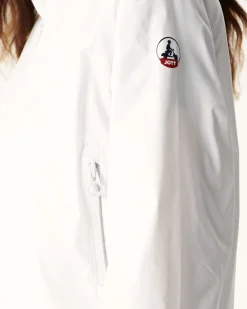 JOTT White Singapore Packable Waterproof Jacket 901 White Hot